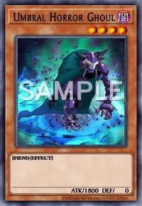 Umbral Horror Ghoul, Yu-Gi-Oh! card, DARK