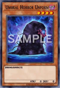 Umbral Horror Unform, Yu-Gi-Oh! card, DARK