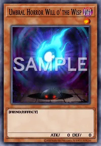 Umbral Horror Will o' the Wisp, Yu-Gi-Oh! card, DARK