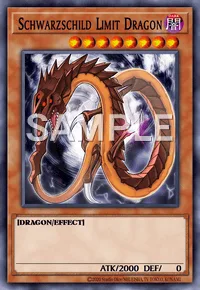 Schwarzschild Limit Dragon, Yu-Gi-Oh! card, DARK