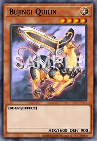 Bujingi Quilin, Yu-Gi-Oh! card, LIGHT