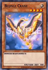 Bujingi Crane, Yu-Gi-Oh! card, LIGHT