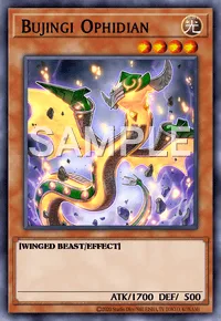 Bujingi Ophidian, Yu-Gi-Oh! card, LIGHT