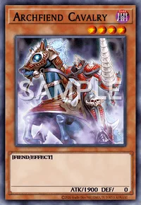 Archfiend Cavalry, Yu-Gi-Oh! card, DARK