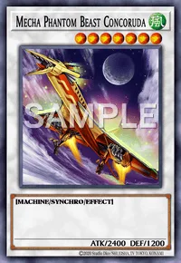 Mecha Phantom Beast Concoruda, Yu-Gi-Oh! card, WIND