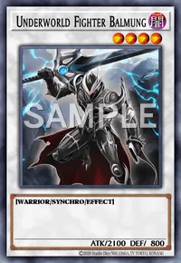 Underworld Fighter Balmung, Yu-Gi-Oh! card, DARK