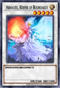 Armades, Keeper of Boundaries, Yu-Gi-Oh! card, LIGHT