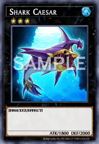 Shark Caesar, Yu-Gi-Oh! card, WATER