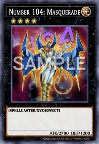 Number 104: Masquerade, Yu-Gi-Oh! card, LIGHT