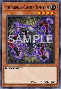 Chronomaly Cabrera Trebuchet, Yu-Gi-Oh! card, EARTH