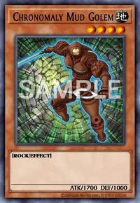 Chronomaly Mud Golem, Yu-Gi-Oh! card, EARTH