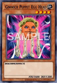 Gimmick Puppet Egg Head, Yu-Gi-Oh! card, EARTH
