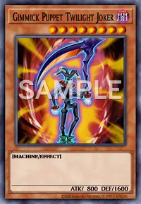 Gimmick Puppet Twilight Joker, Yu-Gi-Oh! card, DARK