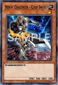 Heroic Challenger - Clasp Sword, Yu-Gi-Oh! card, EARTH
