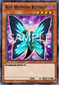 Blue Mountain Butterspy, Yu-Gi-Oh! card, DARK
