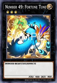 Number 49: Fortune Tune, Yu-Gi-Oh! card, LIGHT