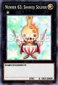 Number 63: Shamoji Soldier, Yu-Gi-Oh! card, LIGHT