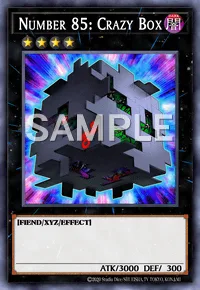 Number 85: Crazy Box, Yu-Gi-Oh! card, DARK