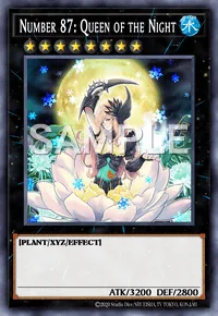 Number 87: Queen of the Night, Yu-Gi-Oh! card, WATER