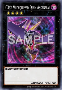 CXyz Mechquipped Djinn Angeneral, Yu-Gi-Oh! card, DARK