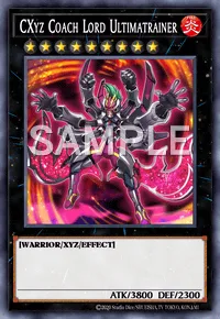 CXyz Coach Lord Ultimatrainer, Yu-Gi-Oh! card, FIRE
