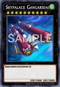 Skypalace Gangaridai, Yu-Gi-Oh! card, WIND