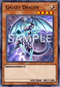 Galaxy Dragon, Yu-Gi-Oh! card, LIGHT
