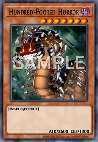 Hundred-Footed Horror, Yu-Gi-Oh! card, DARK