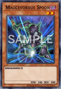 Malicevorous Spoon, Yu-Gi-Oh! card, DARK