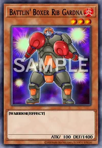 Battlin' Boxer Rib Gardna, Yu-Gi-Oh! card, FIRE