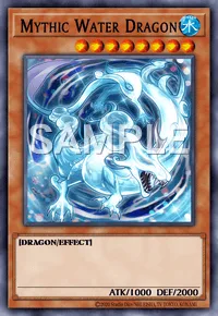 Mythic Water Dragon, Yu-Gi-Oh! card, WATER