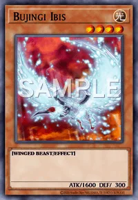 Bujingi Ibis, Yu-Gi-Oh! card, LIGHT