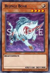 Bujingi Boar, Yu-Gi-Oh! card, LIGHT