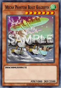 Mecha Phantom Beast Kalgriffin, Yu-Gi-Oh! card, WIND