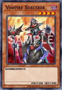 Vampire Sorcerer, Yu-Gi-Oh! card, DARK