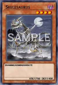 Skelesaurus, Yu-Gi-Oh! card, DARK