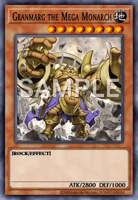 Granmarg the Mega Monarch, Yu-Gi-Oh! card, EARTH