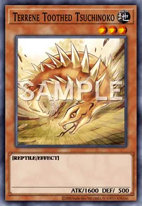 Terrene Toothed Tsuchinoko, Yu-Gi-Oh! card, EARTH