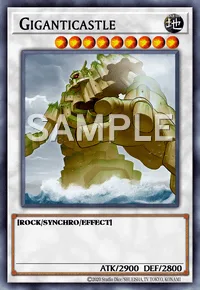 Giganticastle, Yu-Gi-Oh! card, EARTH