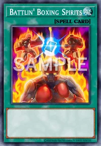 Battlin' Boxing Spirits, Yu-Gi-Oh! card, SPELL