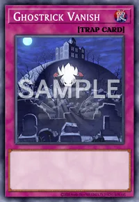 Ghostrick Vanish, Yu-Gi-Oh! card, TRAP