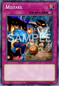 Mistake, Yu-Gi-Oh! card, TRAP