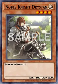 Noble Knight Drystan, Yu-Gi-Oh! card, LIGHT