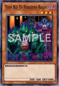 Tour Bus To Forbidden Realms, Yu-Gi-Oh! card, DARK