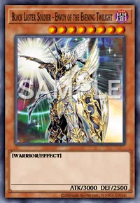 Black Luster Soldier - Envoy of the Evening Twilight, Yu-Gi-Oh! card, DARK