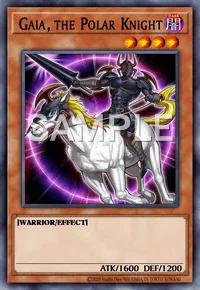 Gaia, the Polar Knight, Yu-Gi-Oh! card, DARK
