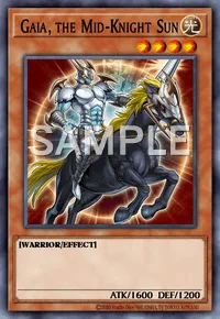 Gaia, the Mid-Knight Sun, Yu-Gi-Oh! card, LIGHT