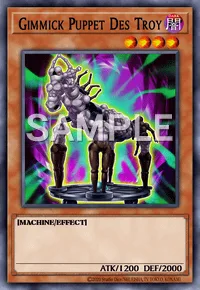 Gimmick Puppet Des Troy, Yu-Gi-Oh! card, DARK