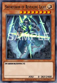 Swordsman of Revealing Light, Yu-Gi-Oh! card, LIGHT