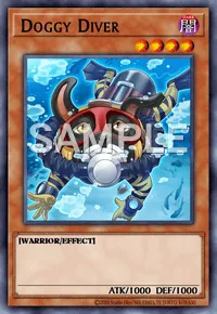 Doggy Diver, Yu-Gi-Oh! card, DARK